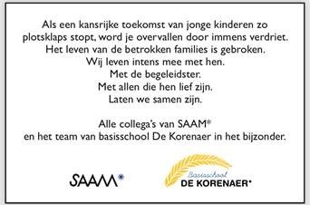 SAAM - Bericht krant