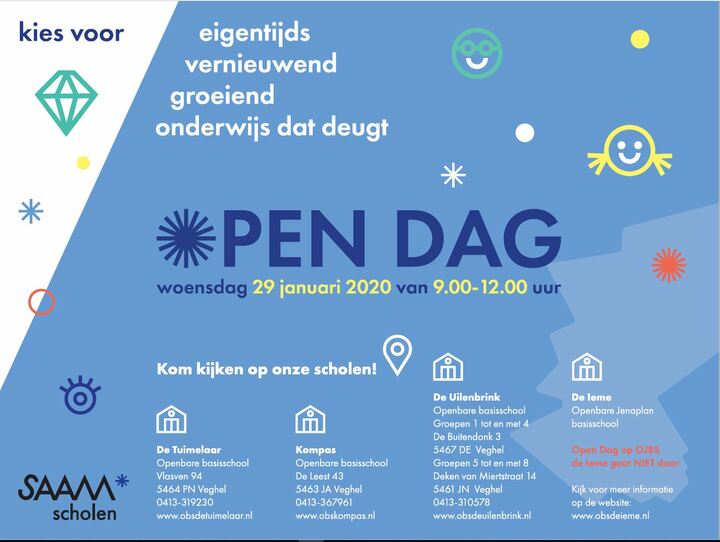 Open dag Veghelse SAAM scholen